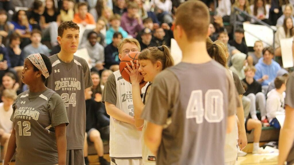 Blind Basketball Player