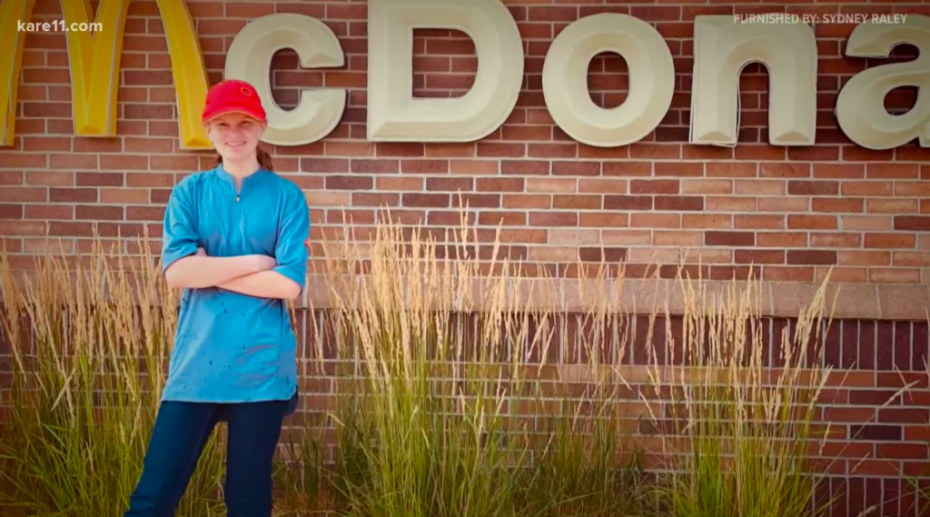 Sydney Raley McDonald’s teen employee leaped through drive-thru window to save ...