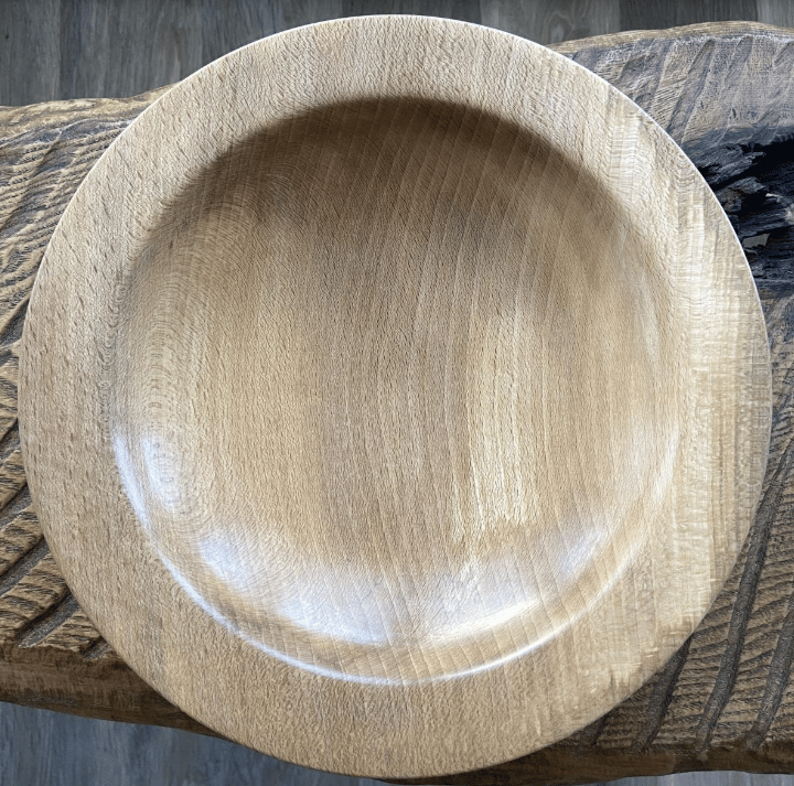 bowl made by blind woodturner